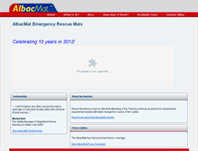 Tablet Screenshot of albacmat.com